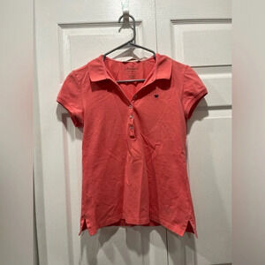 Vintage Y2K Aeropostale coral short sleeve polo